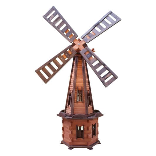 Windmill 170 cm — handmade wooden with LED