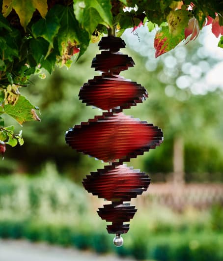 Wind Spinner Twister 50 cm — handmade 3D wooden