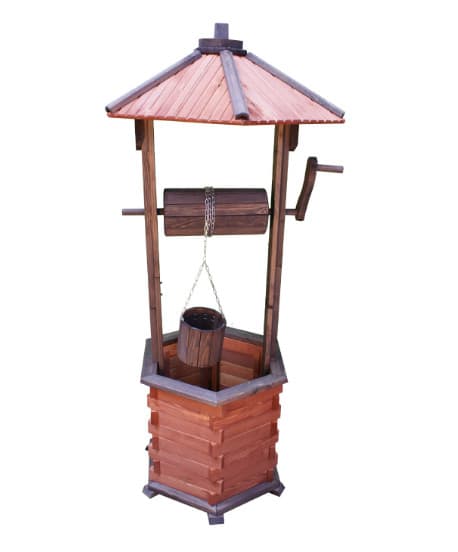 Wishing Well Planter 135 cm — handmade outdoor